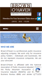 Mobile Screenshot of brown-ohaver.com